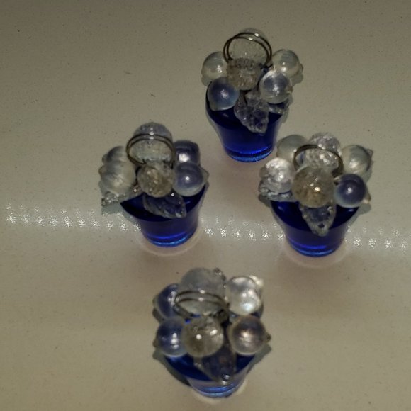VINTAGE UNKNOWN Other - TRUE VINTAGE PLACE CARD HOLDERS - SET OF 4
